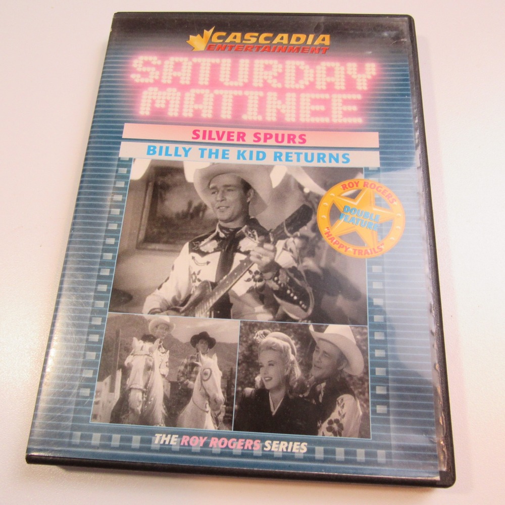 Saturday‎ Matinee Silver Spurs & Billy The Kid Returns DVD Roy Rogers